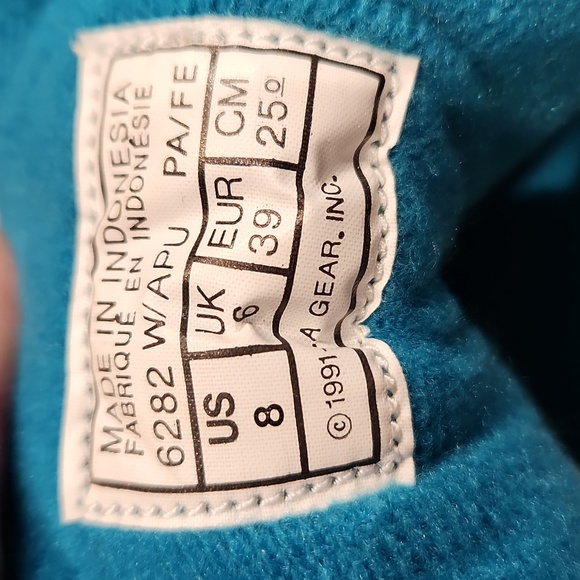 Vintage NWOT 1991 LA Gear 6282 Women's sz 8 High Top Sneakers - Picture 11 of 11